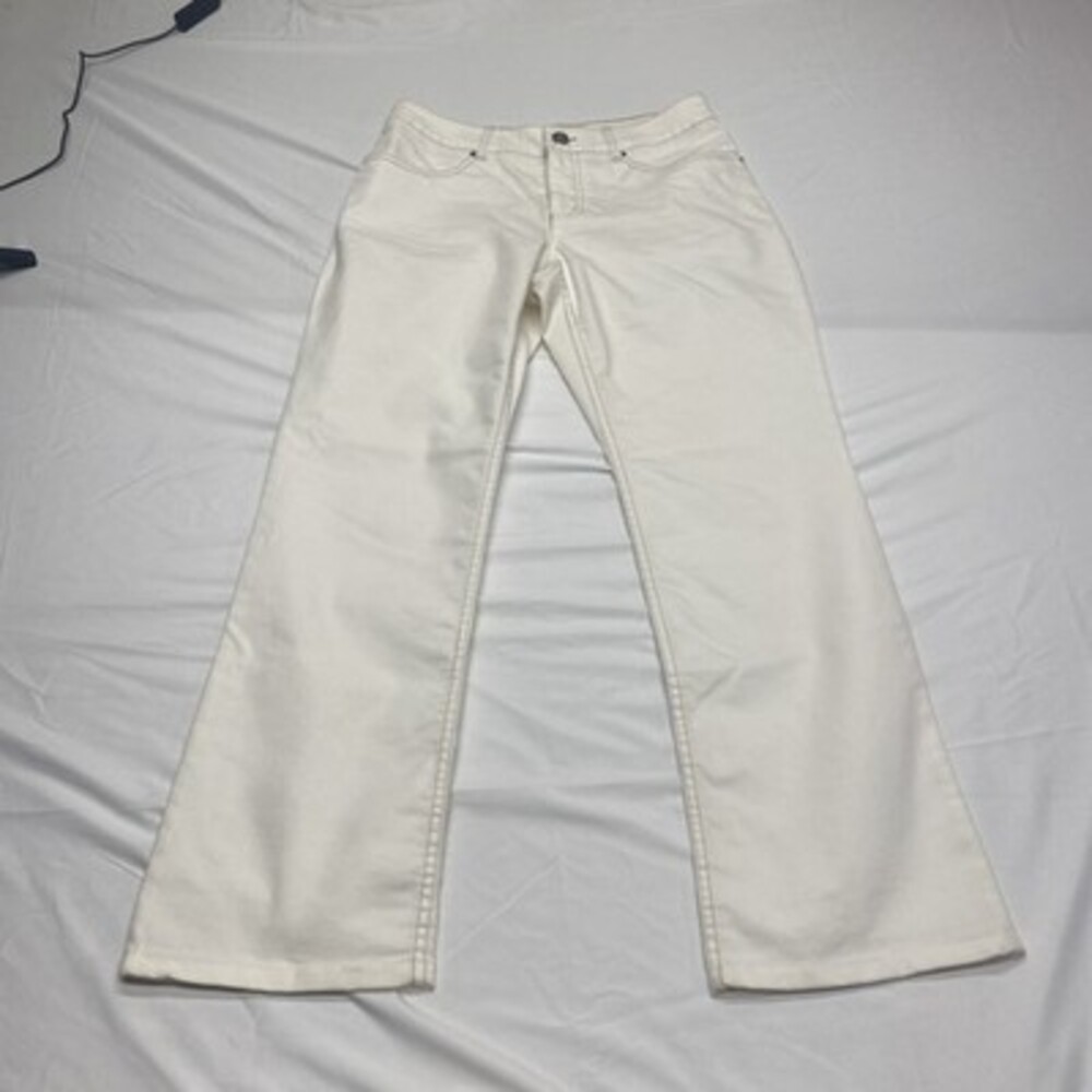 Pendleton Women's Size 6 White Denim Straight Leg Pants